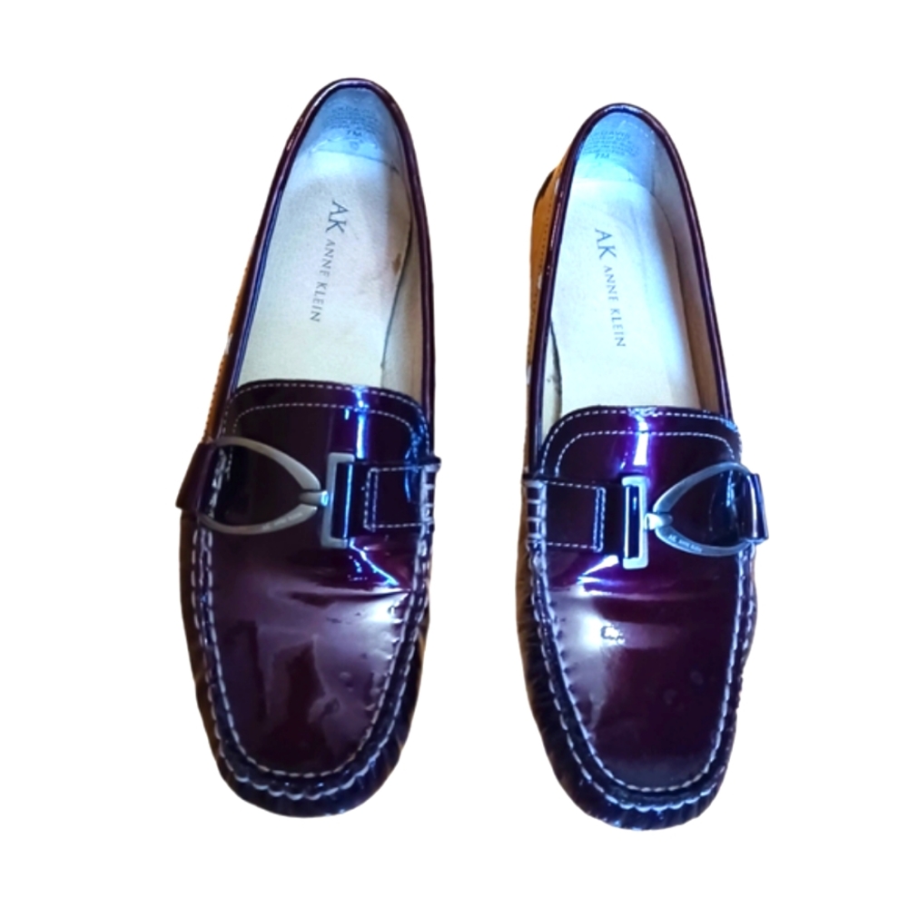AK patent leather loafer